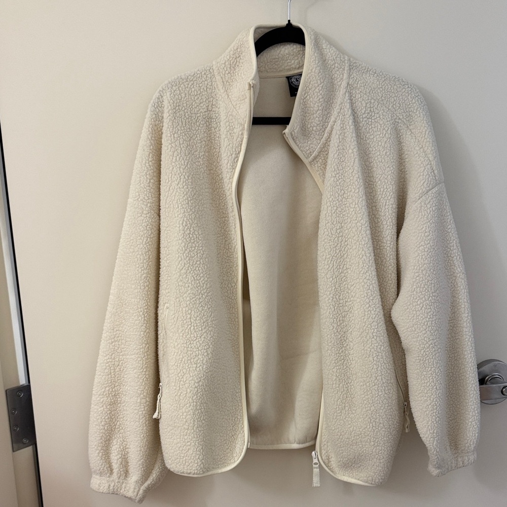 PacSun Cream Teddy Jacket
